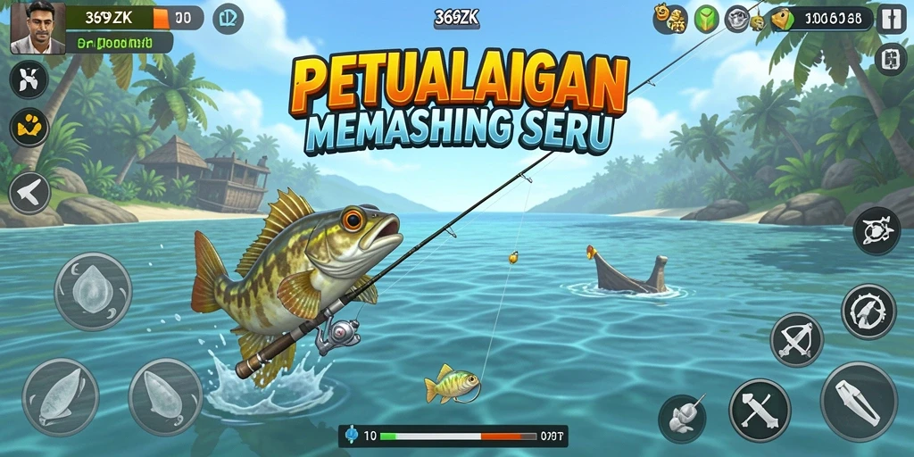 Tangkapan ikan yang menakjubkan dalam gameplay 369ZK.