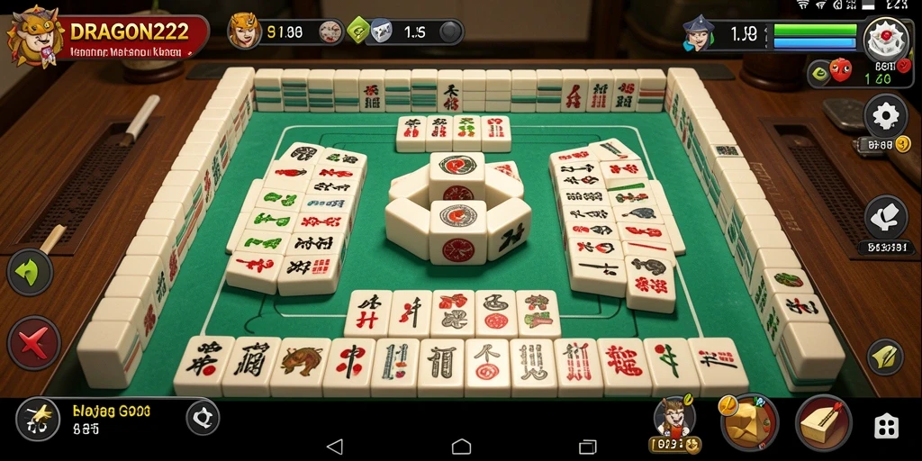 Screenshot gameplay DRAGON222 menampilkan aksi menantang dalam Mahjong.