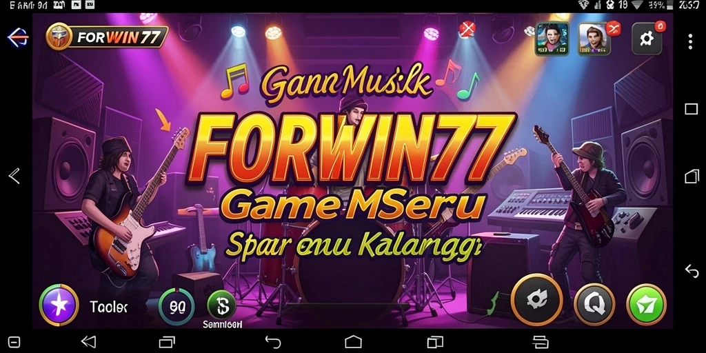 Tampilan gameplay FORWIN77 yang seru dan menarik.