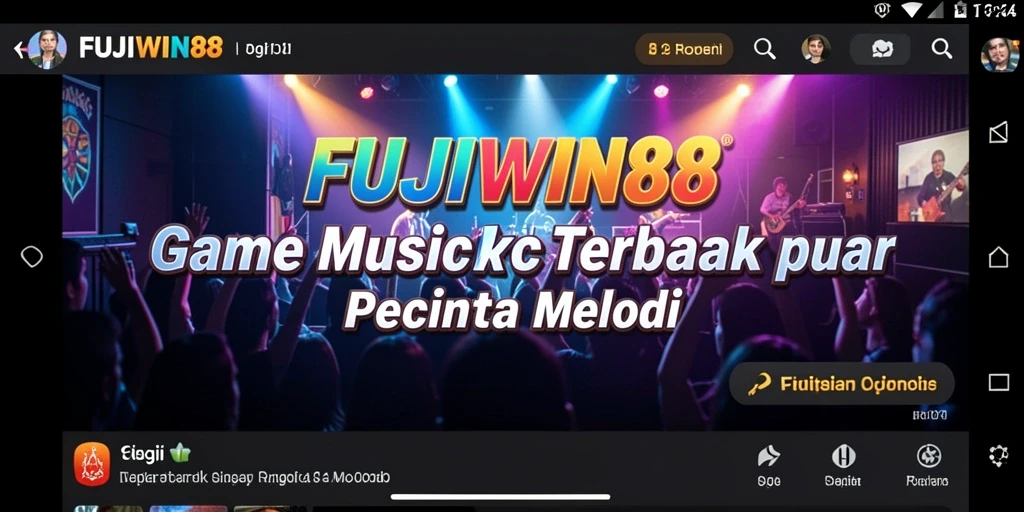Tampilan gameplay <strong>FUJIWIN88</strong> yang seru dan interaktif untuk pencinta musik.