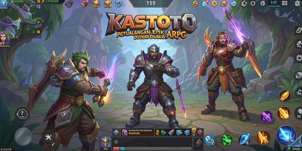 Tampilan gameplay seru di dunia fantasi KASTOTO.