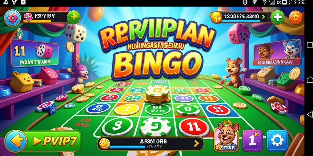 Tampilan gameplay RPVIP7 dengan suasana Bingo yang seru.