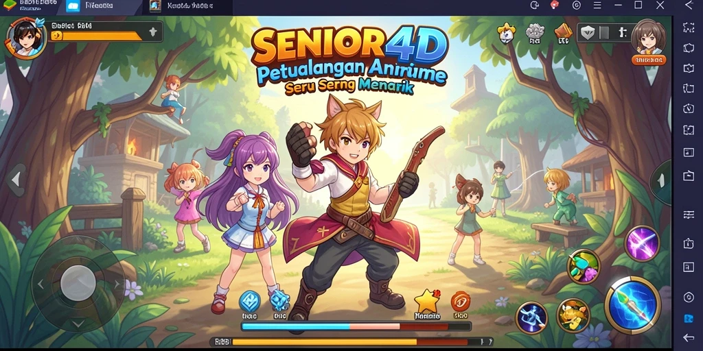 Tampilan gameplay <strong>SENIOR4D</strong> yang menakjubkan dan seru.