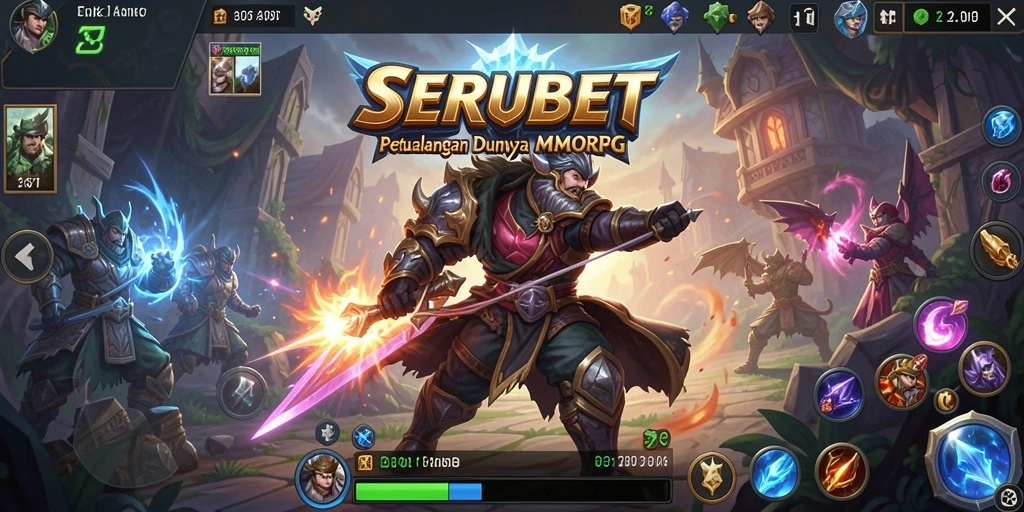 Tampilan gameplay epik di dunia <strong>SERUBET</strong> yang penuh aksi.