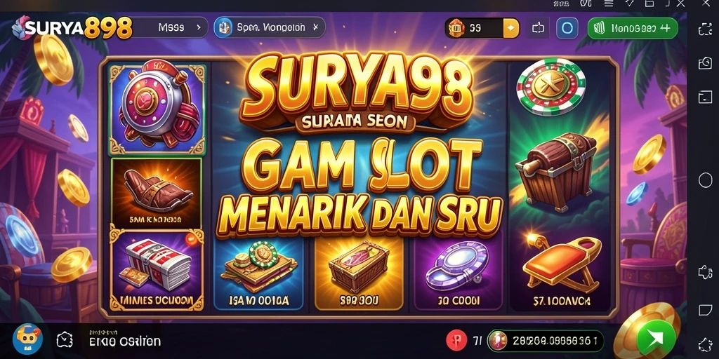 Screenshot menunjukkan gameplay seru dari SURYA898.