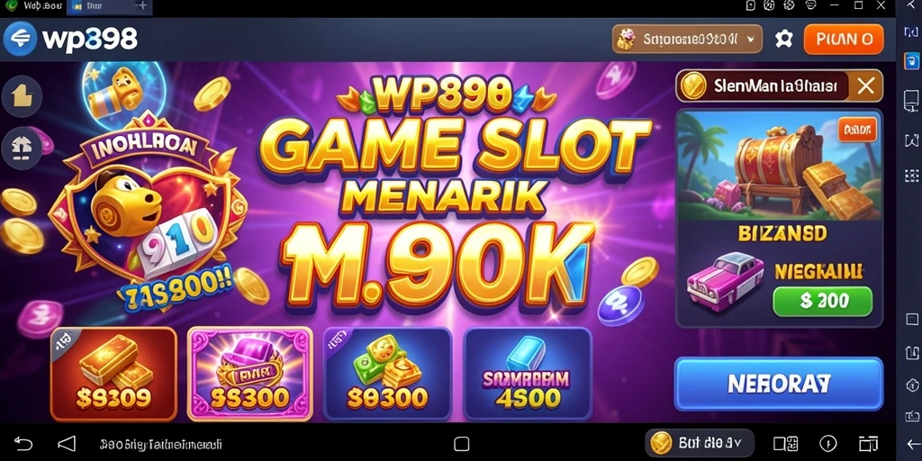 Screenshot utama WP888 menampilkan gameplay slot yang seru dan grafis menawan.