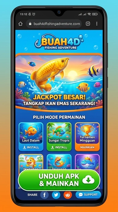 Screenshot proses pengunduhan aplikasi buah4d yang cepat dan aman.